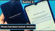 Factory Reset XIAOMI Redmi 9 || Unlock after factory reset password Solution XIAOMI M2004J19G