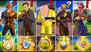 Fortnite Chapter 5 ALL Bosses, Mythics Weapons and Vault Locations! (Boss Peter Griffin,Oscar,Nisha)