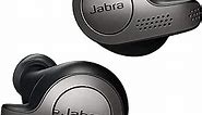 Jabra Elite 65t Alexa Enabled True Wireless Earbuds with Charging Case IP55 rated - Titanium Black (Renewed)