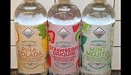 Clear American Flavored Sparkling Water (Walmart): Piña Colada, Strawberry Daiquiri & Mini Mojito
