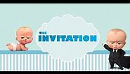 Boss Baby Birthday Invitation Video | 1st Birthday Party Invitation Video For Whatsapp
