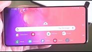 Galaxy S10, S10+, S10E: How to Rotate or Turn Home Screen