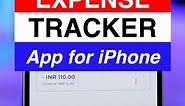 Best Expense Tracker App for iPhone | Budget App for iPhone | Money Management App | #expensetracker