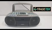 Sony CFDS01 CD Radio Cassette Recorder - First Look & Demo!