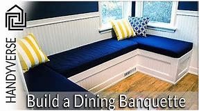 How to Build a Dining Nook/Banquette : Budget Renos #01