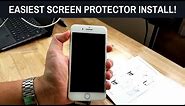 EASIEST SCREEN PROTECTOR INSTALLATION EVER! Tech21 iPhone 8 Plus Impact Clear, Anti-Glare Shield