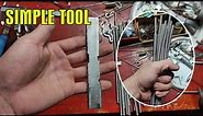 How to make handmade keychain tool | Stainless steel craft keychain | keychain tool details