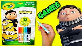 Minions the Rise of Gru Activity Book with Games