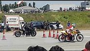 2018 Vroom - Drag Race - Yamaha RX100 vs Ninja H2!!