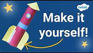 How to Make a Cardboard Rocket for Kids | DIY Craft Rocket | Twinkl