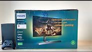 Philips Momentum Next Gen Console Monitor Unboxing and First Look
