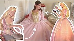 I Made Anneliese's Pink Dress! Princess And the Pauper Barbie Movie Costume Cosplay DIY