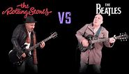 The Rolling Stones VS The Beatles (Guitar Riffs Battle)