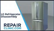 LG Refrigerator Disassembly