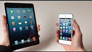Comparatif iPad mini vs iPod touch 5G