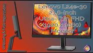 Lenovo L24e-30 ultra-slim Full HD Flat Panel LED Backlight Monitor #unbox