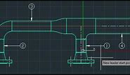 Drawing 2D Piping Elevation + Creating a Bill Of Materials (BOM)