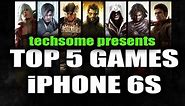 Top 5 Games For iPhone 6s | Free Games with HD Graphics