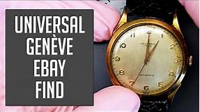 Universal Geneve Gold Vintage Dress Watch Restoration