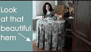 DIY Round Tablecloth: Sewing Tutorial With Renee Romeo