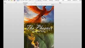 How to Make Your Own Book Cover Using MS Word
