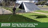 How To: A-Frame Tarp setup