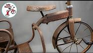 Epic Vintage Tricycle Restoration: Reviving the Most Extremely Rusty Tandem Trike !