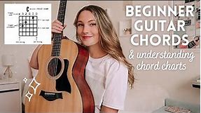 Beginner Guitar Chords & their variations - Understanding Chord Charts // Nena Shelby