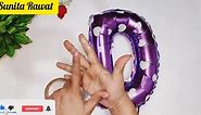 Very Easy Balloon Decoration Ideas for 1st Birthday Party | 1 Birthday Party Decoration Idea at Home