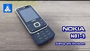 Nokia N81 • Startup and Shutdown