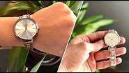 Geneva Platinum Classic Luxury Women Stainless Steel Watch