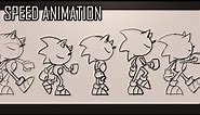 Speed Animation - Sonic Walk Cycle