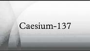 Caesium-137