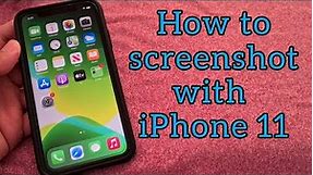 How to screenshot with iPhone 11 | iPhone 12 | iPhone 13