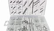 ABN Compression & Extension Spring 200 pc Assortment Set, Heavy-Duty Steel Wire – Metal Tension Springs Replacement Kit