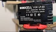 Bonacell Canon E6Third Party Battery Review