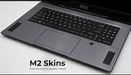 M2Skins MSI Stealth 17 Studio (2023) Full Interior / Palm Rest Skin Installation
