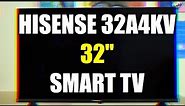 HISENSE 32A4KV 32" Smart Full Array HD TV: Smart and Reliable