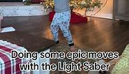 Awesome Lightsaber moves!! #fyp #lightsaber #funny