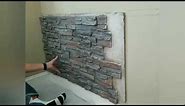 How to Install Stacked Stone | Faux Stone Wall Panels