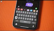 How To Change Your Text Messages Color (Bubble) on Iphone 13 - IOS 16 2024 Method