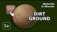 Make a Dirt Ground Material in Substance 3D Sampler | Materials in Minutes #16 | Adobe Substance 3D