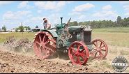 22-40 Cross Motor Case Tractor Plowing With Unique Six Bottom Avery Plow