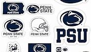 Penn State Stickers (14 Stickers) 2 Large 5" for Car Windows 10 Medium 2.5" for Water Bottles Laptops Phones and 2 Mini Keyboard Decals Gift for Men or Women Football Fans (Penn State Nittany Lions)