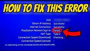 How to fix all psn errors or psn sign in failed with New Method and all solutions