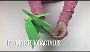 Flying dinosaur craft, super easy and fun craft for kids.