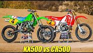 Kawasaki KX500 VS Honda CR500 - Motocross Action Magazine