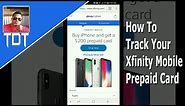 How To Track Your Xfinity Mobile Prepaid Card