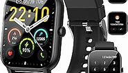 Smart Watch(Answer/Make Call), 1.85" Smartwatch for Men Women IP68 Waterproof, 110+ Sport Modes, Fitness Activity Tracker, Heart Rate Sleep Monitor, Pedometer, Smart Watches for Android iOS, 2023