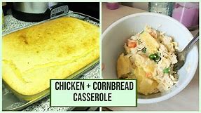 Chicken Cornbread Casserole | Easy Weeknight Recipe